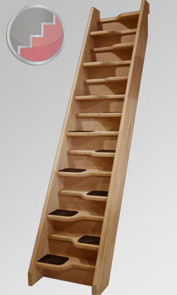 Beech 40 spacesaver staircase