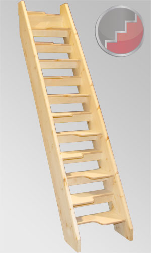 Birch 24 spacesaver staircase Birch 24 spacesaver staircase