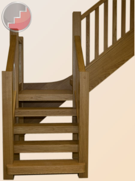 Townsend Oak openplan staircase Townsend Open Oak openplan staircase