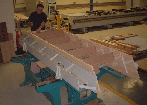 Assembling a spacesaver staircase